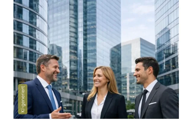 Team photo on omega-capital.de with a KI-generiert badge